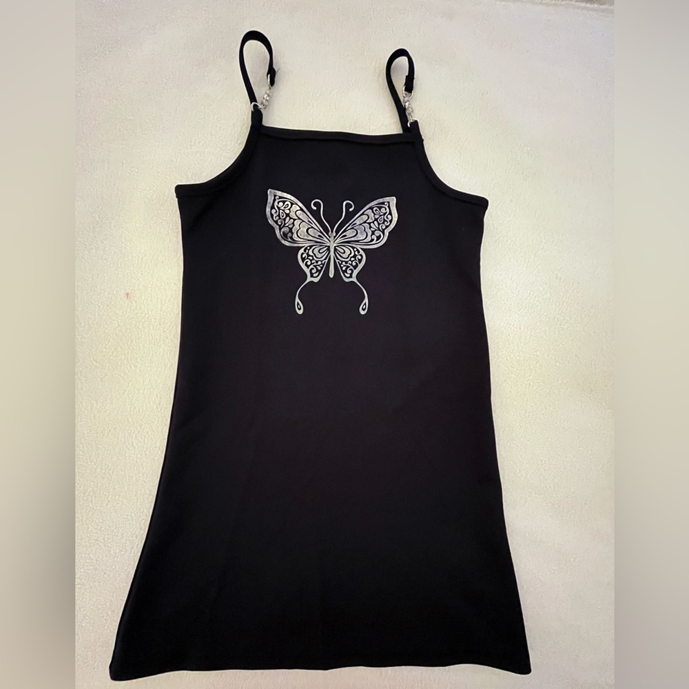 Stretchy Fitted Butterfly Dress